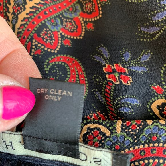 HAROLDS LINED SILK MAXI SKIRT SIZE 6 - Picture 4 of 4